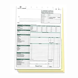 Индивидуальные рабочие формы заказов, листы счетов и счетов