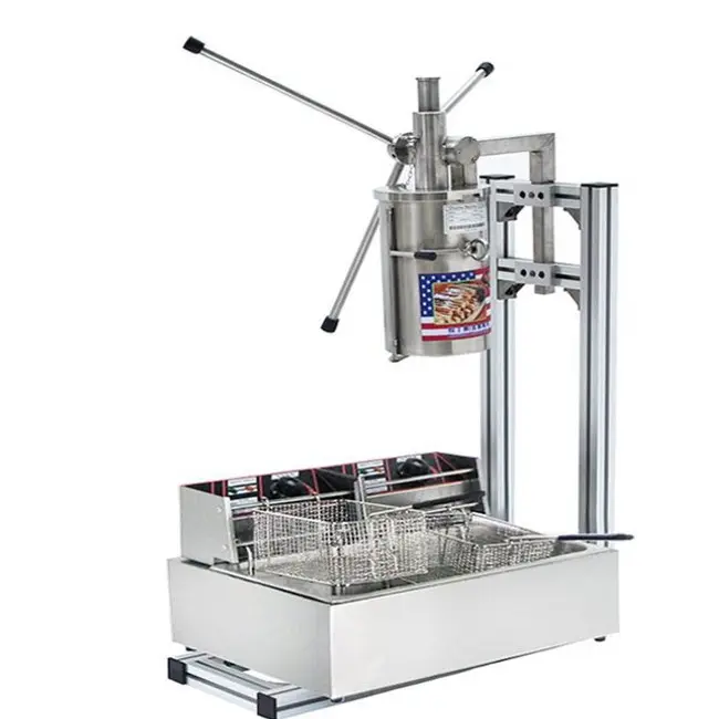 Machine de remplissage automatique de haute qualité 7l churro churros avec friteuse