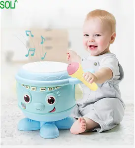 Baby Educatief Muziek Drum Beat Drum Baby Geluid Instrument Speelgoed Gift Handed Drum