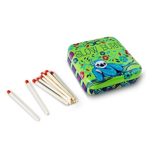 Boîte d'allumettes en étain, 10 pièces, emballage bon marché - Product Image 4