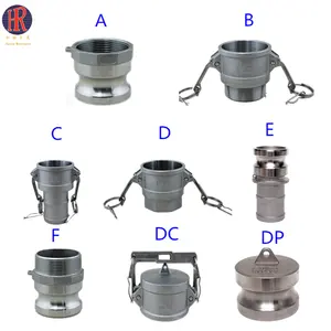 ข้อต่อแคมล็อคสแตนเลสคุณภาพสูง Wudi Herong สำหรับเชื่อมต่อท่อน้ำและแก๊ส - Product Image 1