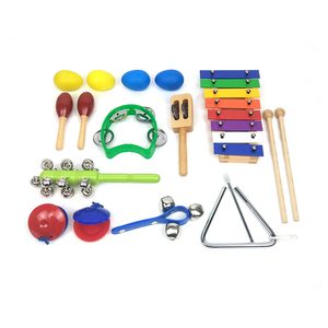 Ensemble de Percussions pour Bébé en Gros, Xylophone en Métal, <span class=keywords><strong>Maracas</strong></span>, Jouet Instrument de Musique, Jouet Musical pour Enfants avec Sac à Dos - Product Image 3