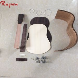 Ukelele de madera maciza sin terminar, kits de ukelele hechos a mano, <span class=keywords><strong>diferentes</strong></span> maderas - Product Image 4