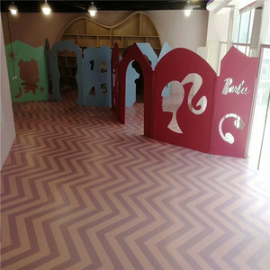 PVC พิมพ์ custom ไวนิลพื้นสีชมพู - Product Image 3