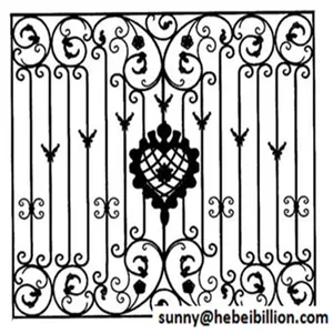 wrought iron window