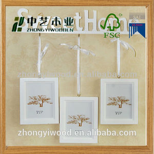 100% main décoratifs nouveau design mémoire value love naturelle profonde plaine, petit cadre photo en bois - Product Image 2