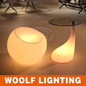 Led baratos de vidrio mesa de comedor, <span class=keywords><strong>ronda</strong></span> de café de cristal mesas - Product Image 1