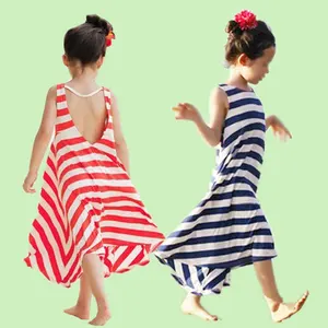 Online Shopping Summer Girls Long Sleeveless Beach Dress Beach Party Wear