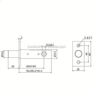 [83] <span class=keywords><strong>lucchetto</strong></span> russo con serratura <span class=keywords><strong>scorrevole</strong></span> in ferro di alta qualità per 83mm - Product Image 2