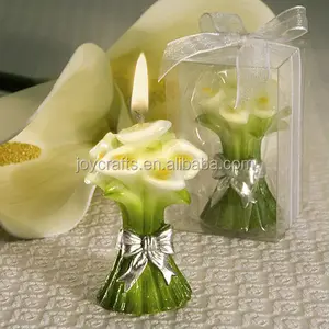 Hadiah Kembali Pernikahan Lilin Desain Calla Lily