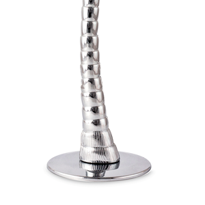 Finition cristal d'un palmier métallique chromé, décoration de Table en métal plaqué avec cristaux découpés brillants - Product Image 3