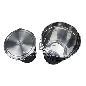 Tambour conique en acier inoxydable de qualité <span class=keywords><strong>alimentaire</strong></span> SUS316L <span class=keywords><strong>60L</strong></span> à tête ouverte et scellée - Product Image 4