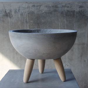 Respetuoso del medio ambiente <span class=keywords><strong>maceta</strong></span> jardinería ronda magnesio <span class=keywords><strong>barro</strong></span> macetas de flores - Product Image 2