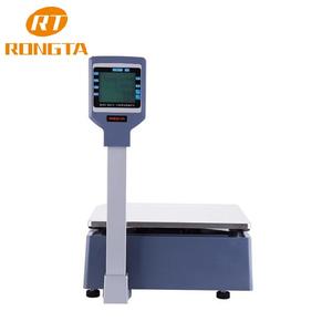 15kg 전자 슈퍼마켓 계량 라벨 저울/바코드 인쇄 저울 RLS1000A - Product Image 3