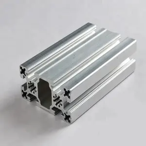 45x90 struktur aluminium profil 4590 Silver Color European Standard Anodized T Slot Aluminum Alloy Profile