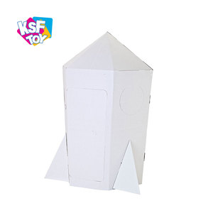 Giocattolo <span class=keywords><strong>da</strong></span> <span class=keywords><strong>disegno</strong></span> educativo per bambini fai <span class=keywords><strong>da</strong></span> te rocket house aqua doodle <span class=keywords><strong>cartone</strong></span> con musica e luce - Product Image 4