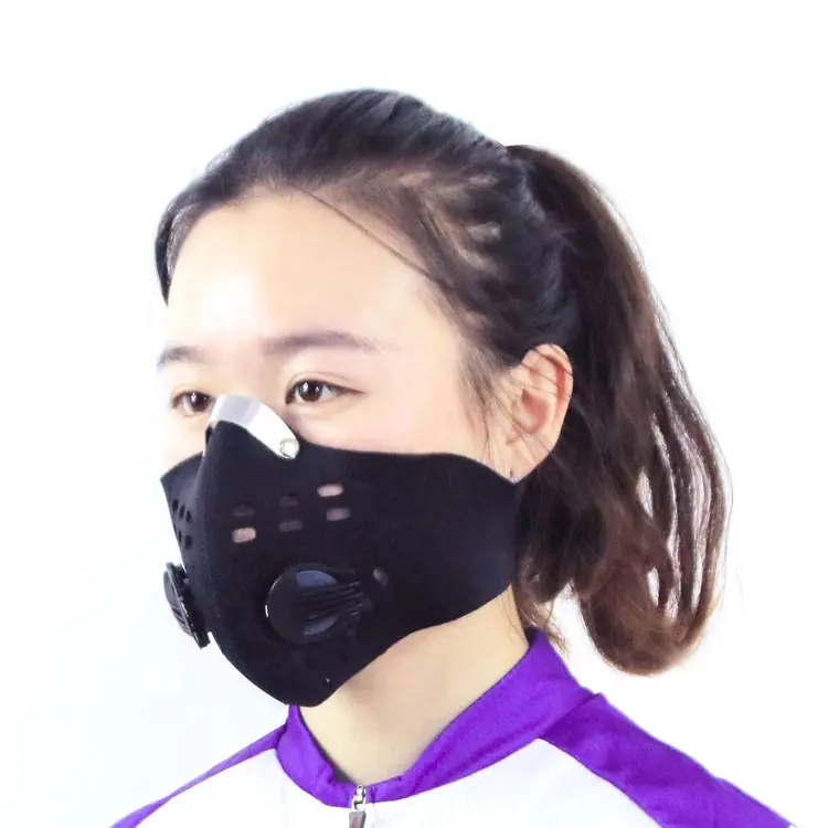 black carbon anti cold bike cycling protection masks