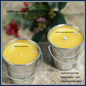 ถังโลหะพร้อมไส้ตะเกียง,เทียนตะไคร้หอมสำหรับเดินทางใช้กลางแจ้ง - Product Image 4