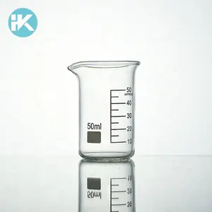 Huke Custom borosilicate 3.3 tall vorm laboratorium glas 50 ml beker