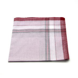 מותאם אישית לוגו <span class=keywords><strong>Mens</strong></span> פס כותנה ארוג ממחטה - Product Image 2