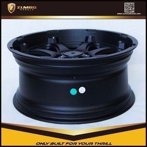 ZUMBO F7502 Semi Mate Coche Negro 20 "Llantas de Aleación - Product Image 3