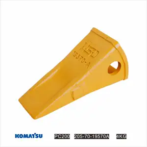 Alibaba supplier yellow excavator bucket teeth types 205-70-19570