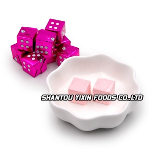 Bonbons en forme de cube de <span class=keywords><strong>lait</strong></span> à la saveur de <span class=keywords><strong>fraise</strong></span> halal, bonbons durs sucrés - Product Image 3