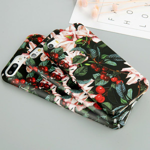 Alta calidad floral de la cereza flor hojas hard PC Phone casos para el <span class=keywords><strong>iPhone</strong></span> x <span class=keywords><strong>8</strong></span> <span class=keywords><strong>8</strong></span> más 7 7 más 6 6 s 5S <span class=keywords><strong>se</strong></span> - Product Image 3