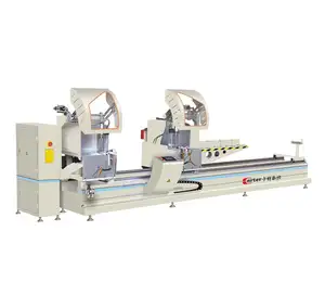 Window and Door Making Machinery cnc double heads precision cutting mitre saw aluminium