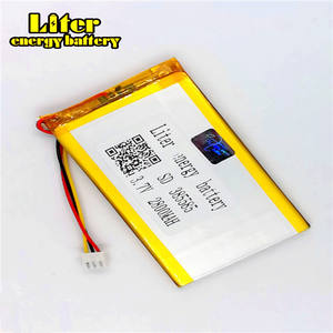 Stecker <span class=keywords><strong>2</strong></span>,5 <span class=keywords><strong>3</strong></span> linie <span class=keywords><strong>3</strong></span>,7 V 385585 405585 Polymer Lithium-Li Ionen Wiederaufladbare 2800 mAh Batterie Langlebig Für Tablet Pc power Bank E-book - Product Image 3