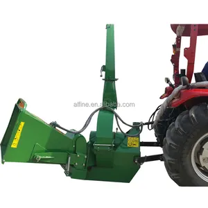 BX series tractor mounted wood chipper with hydraulic feeding