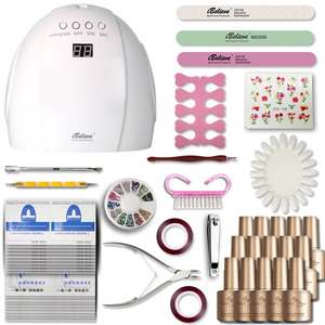 <span class=keywords><strong>Kit</strong></span> Iniziale <span class=keywords><strong>per</strong></span> <span class=keywords><strong>Unghie</strong></span> con Smalto Gel, Lampada UV e Nuova Collezione di Gel - Product Image 1