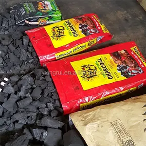 Sacos de carvão tecido pp de alta qualidade, 2kg 5kg