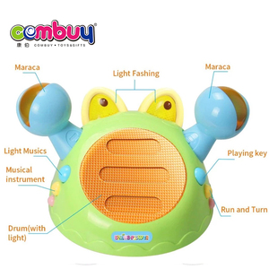 In movimento crabs giocattoli a mano clap tamburo di musica del bambino con il crepitio - Product Image 2