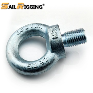 Boulon à oeil forgé Din580 <span class=keywords><strong>de</strong></span> <span class=keywords><strong>levage</strong></span> en acier au carbone C15 <span class=keywords><strong>M16</strong></span> M20 boulon à oeil à <span class=keywords><strong>anneau</strong></span> - Product Image 5