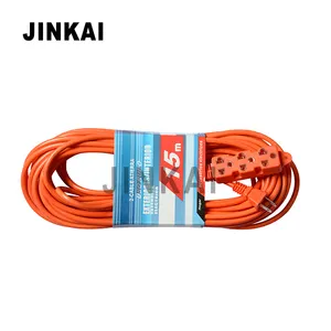 J80024 naranja 16/2 al aire libre extensión SJTW cable con 3 multi propósito salidas para América del Sur