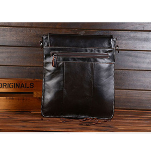 Borsa a <span class=keywords><strong>Tracolla</strong></span> in Vera Pelle Cowherd, Lussuosa e alla Moda, con Logo Personalizzato per <span class=keywords><strong>Uomo</strong></span>, 24x28x5cm - Product Image 3