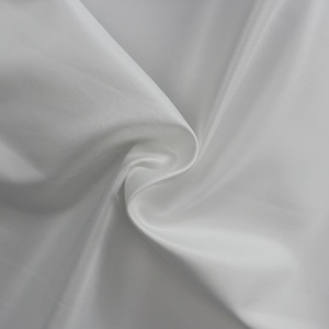 100% 2/2 Twill <span class=keywords><strong>Polyester</strong></span> loại Tơ Sống Vải <span class=keywords><strong>pfd</strong></span> Trắng - Product Image 1