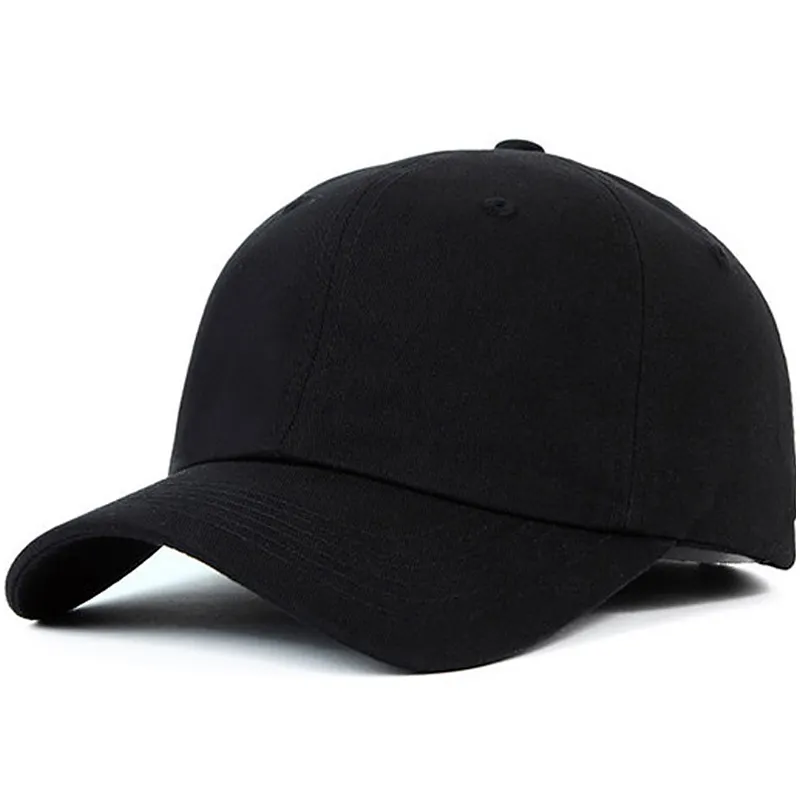 Custom Logo 6 Panel Plain Baseball Hat Blank High Profile Cotton Simple Sport Golf Hat