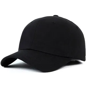 Casquette de Baseball Simple en coton et de haute qualité, Logo personnalisé 6 panneaux, chapeau blanc pour Sport, Golf