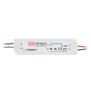 Decir bueno LPV-60-24 60W 24V 2.5a 60w 24v impermeable conductor 60W 24v led conductor