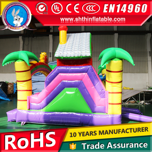 Casa Inflable Antideslizante con Tobogán, Combo de Juegos Inflables Resistentes para Niños, Parque de Aventuras, Uso Comercial - Product Image 5