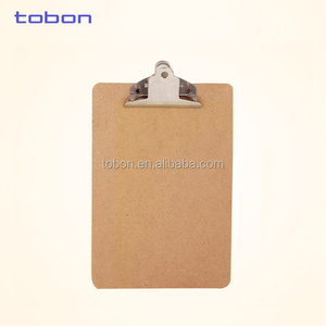 Houten kleur MDF klembord FC A4 A5 Size MDF clip board