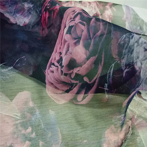 <span class=keywords><strong>Tissu</strong></span> en <span class=keywords><strong>organza</strong></span> de soie 100% <span class=keywords><strong>imprimé</strong></span> numérique 6 mm - Product Image 2