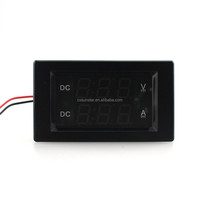 Voltmeter Amperemeter Digital LED DC Layar Ganda 600V 1000A Catu Daya 3.5-30V Sunstar Ss0212 500mS Panel Meter Gauge
