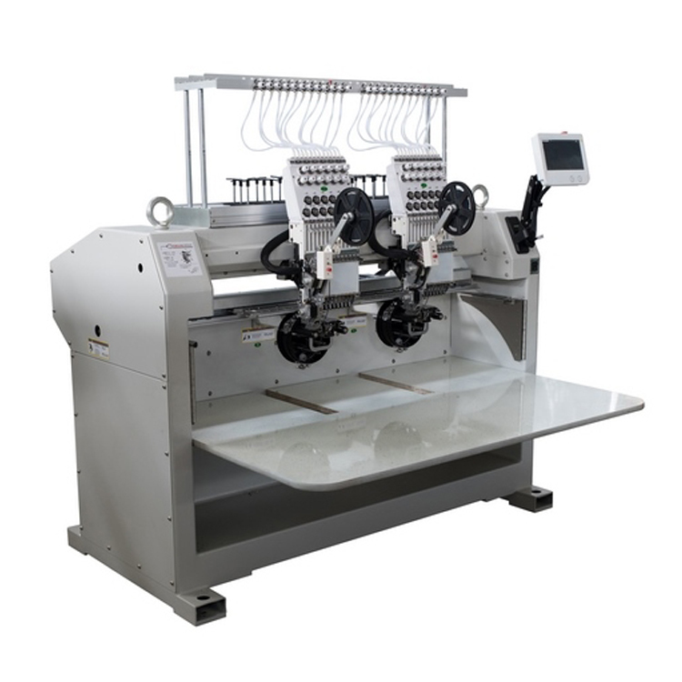 En gros 9/12/15 Couleur 2 têtes double machine à broder de sequin