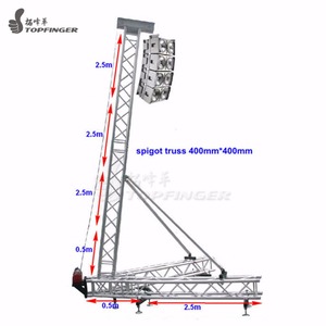 Torre per Altoparlanti <span class=keywords><strong>Line</strong></span> <span class=keywords><strong>Array</strong></span> in Alluminio per Concerti, Traliccio Portatile in Vendita - Product Image 2