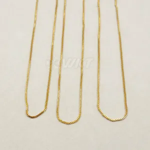 WT-N1063 WKT Unique New Arrival Wholesale Fashion Link Chain Real Gold Plated Generous Brass Necklace Chain