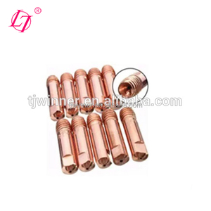 Binzel Punta de contacto tamaño 1.0mm para MB15AK <span class=keywords><strong>MIG</strong></span> y <span class=keywords><strong>MAG</strong></span> soldadura <span class=keywords><strong>pistola</strong></span>/Cobre contacto consejos - Product Image 1
