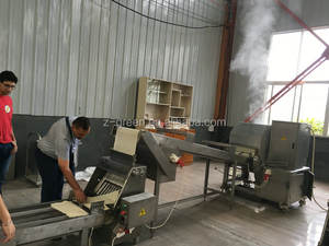 <strong>Automatic</strong> Spring Roll Skin Making <strong>Machine</strong> Square Shape Spring Roll <strong>Wrapper</strong> Production Line Popular in America - Product Image 5